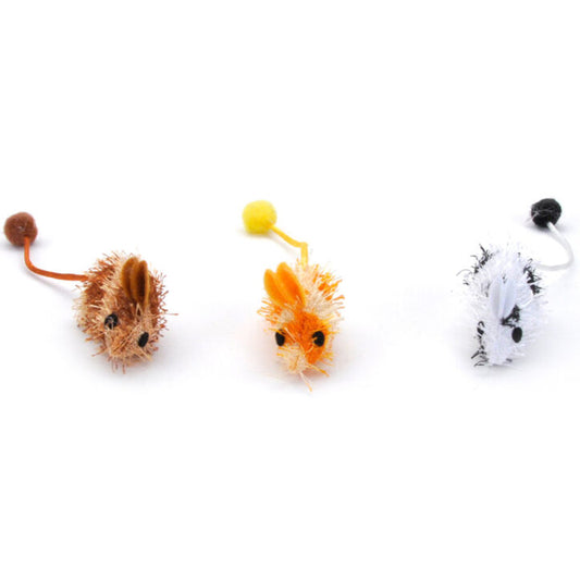 Souris tachetée pour chat 6,75 po (à l'unité)