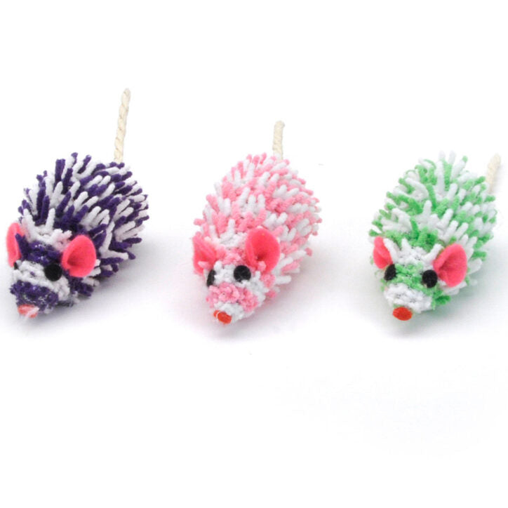 Souris moppe pour chat 6,75 po (à l'unité)