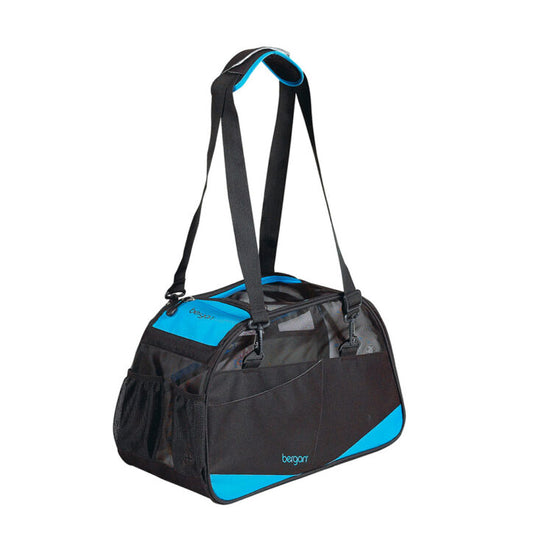 Transporteur Voyager Comfort Carrier noir et bleu grand
