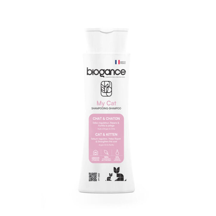 Ortie et huile d'argan Biogance - shampoing pour chat et chaton