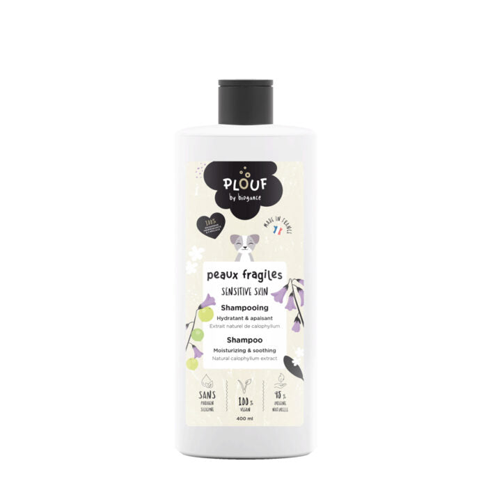 Shampoing peau fragile Plouf pour chien