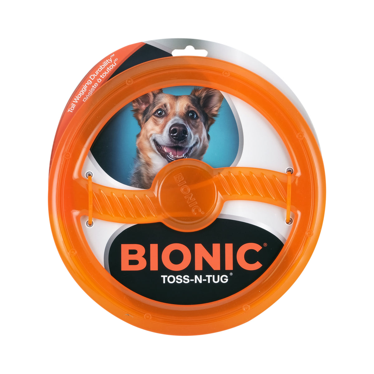 Jouet anneau Toss-N-Tug pour chiens, 22,7 cm