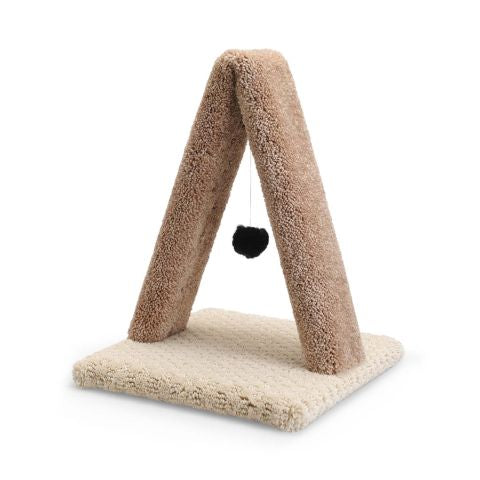 Poteau à griffer chalet 42,5 cm (17 po) - griffoir pour chat