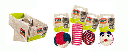 Jouet assortiment no 5 pour chat (à l'unité)