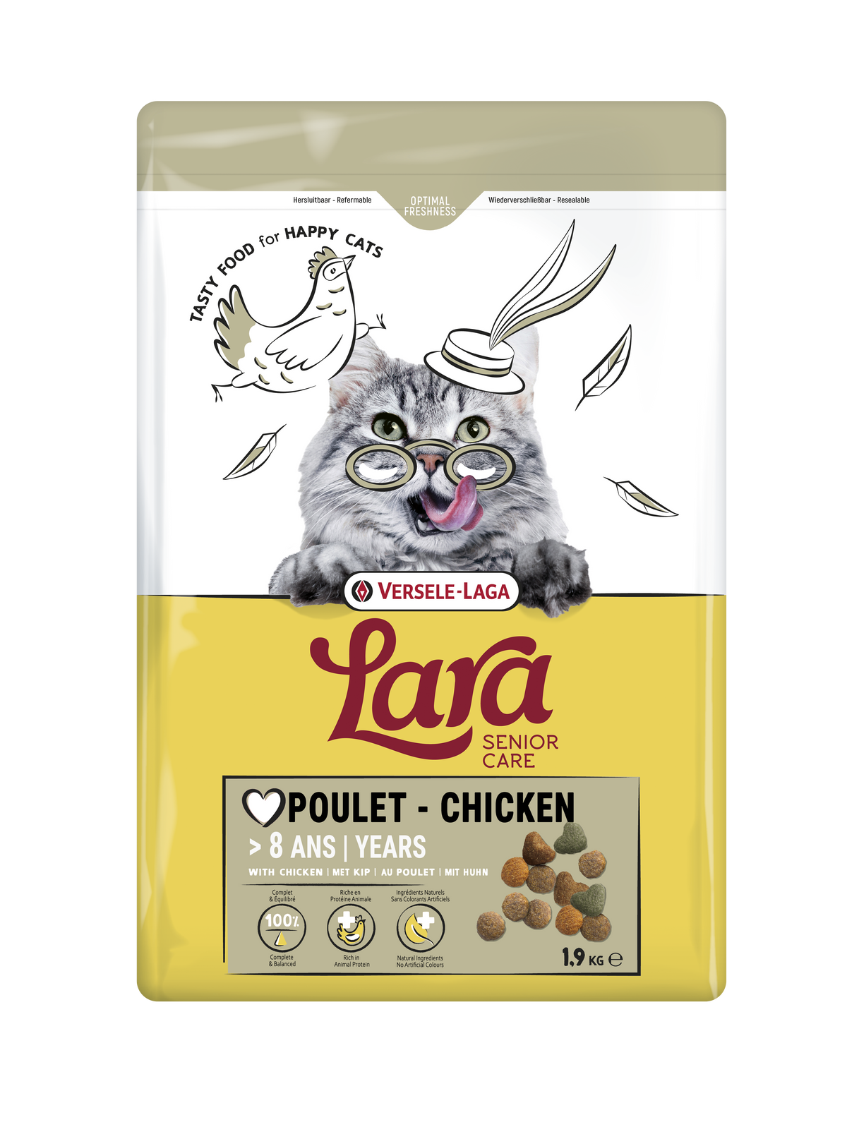 Senior Care poulet 1,9 kg - nourriture sèche pour chat