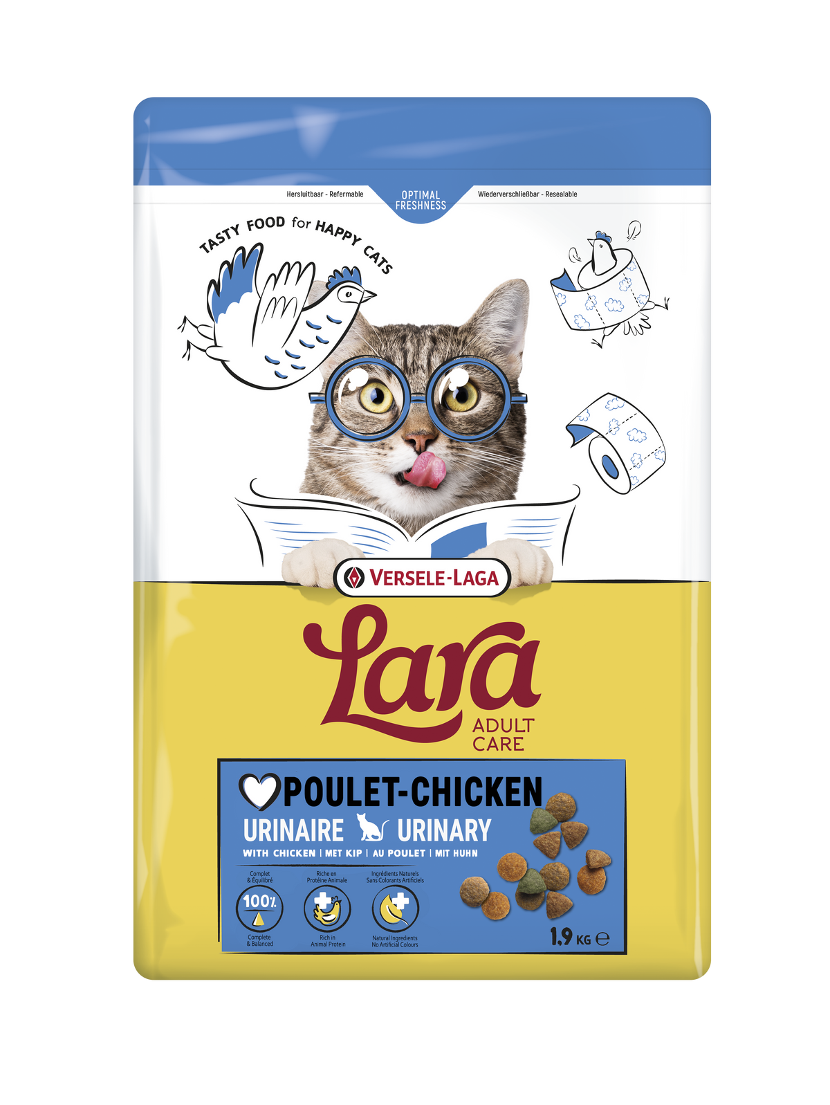 Care urinaire adulte poulet 1,9 kg - nourriture sèche pour chat