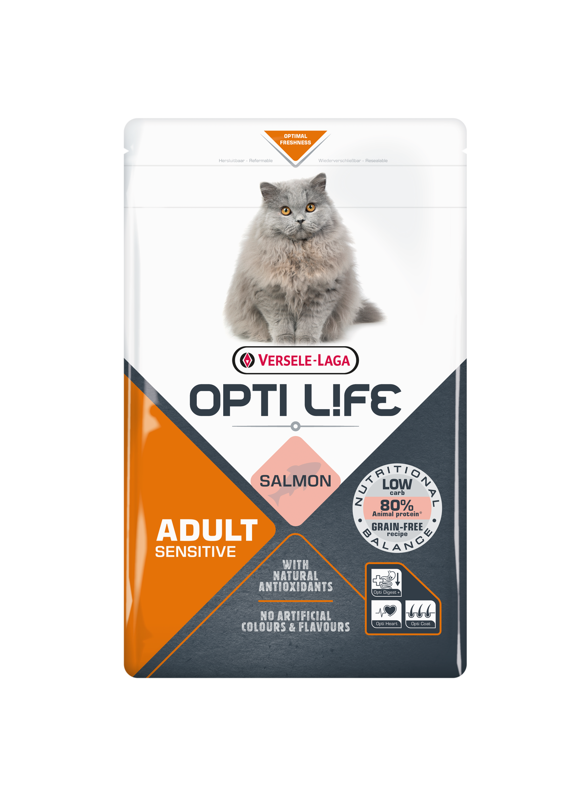 Adulte sensible Optilife - nourriture sèche pour chat