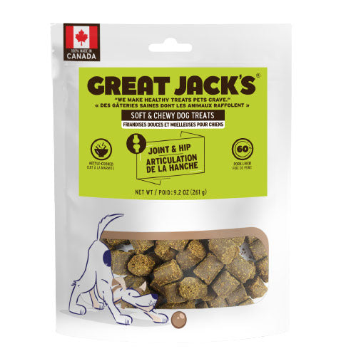 Gâteries fonctionnelles pour chien hanches et articulations 261 g