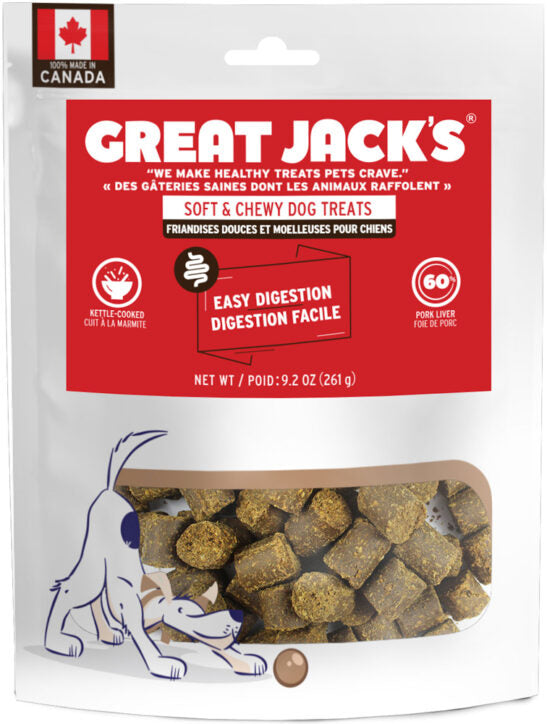 Gâteries fonctionnelles pour chien digestion facile 261 g