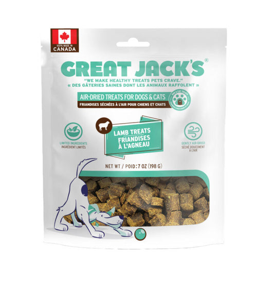 Gâteries séchées à l'air pour chien et chat