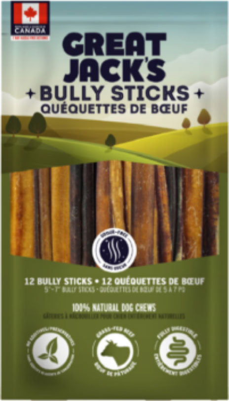 Quéquettes de bœuf 5-7 po