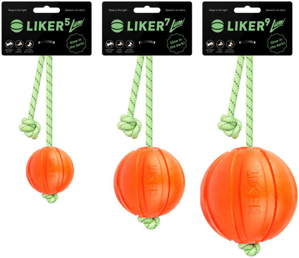 Balle avec corde Liker Lumi