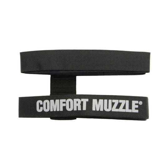 Muselière ajustable à attache auto-agrippante noire G 16-24 po