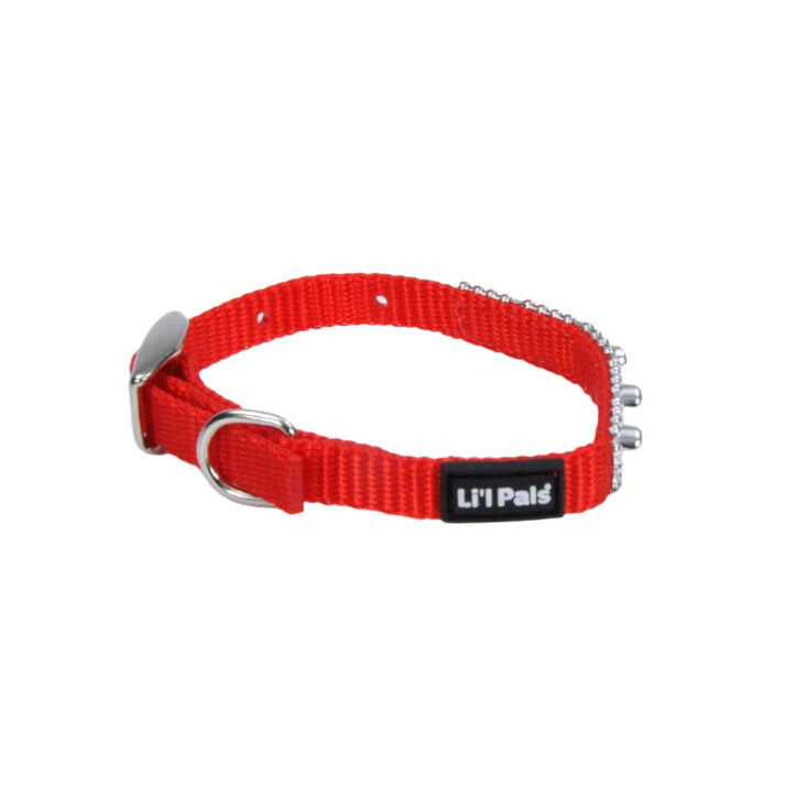 Li'l Pals nylon avec bijoux - collier pour chien