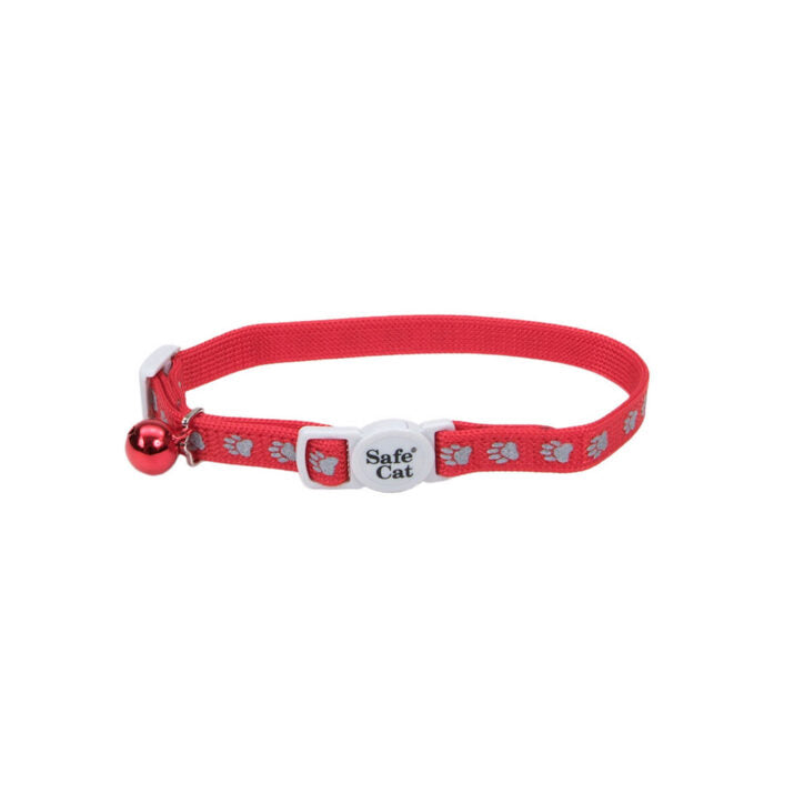 Collier ajustable réfléchissant Safe Cat pour chat motif RPR 3/8 po x 8-12 po