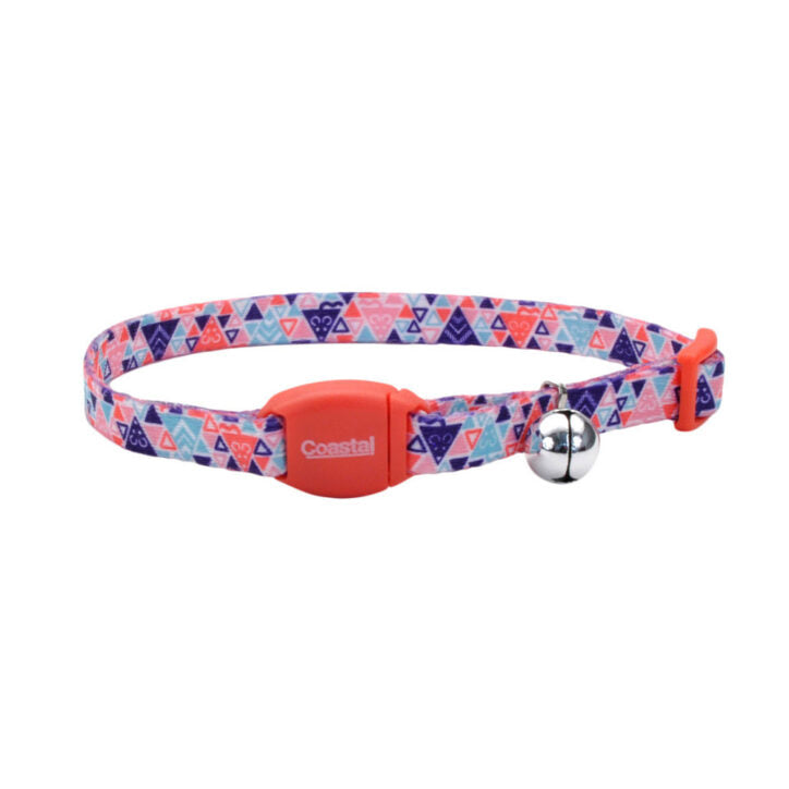 Safe Cat à motifs - collier ajustable à boucle magnétique pour chat