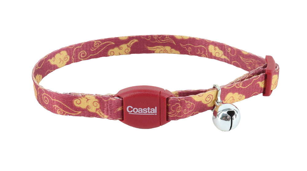 Safe Cat à motifs - collier ajustable à boucle magnétique pour chat