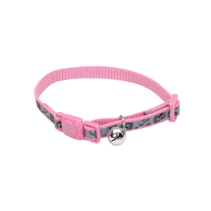 Collier réfléchissant à boucle détachable 3/8 po x 8-12 po pour chat Lazer Brite