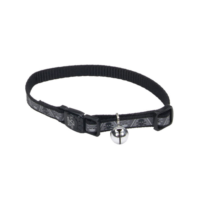 Collier réfléchissant Lazer Brite pour chat à boucle détachable 3/8 po x 8-12 po
