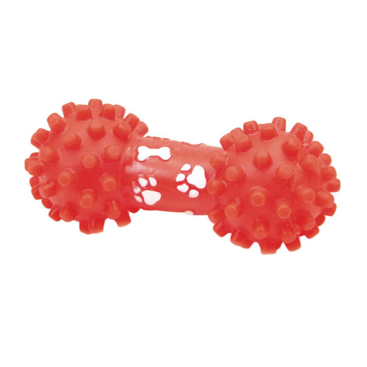 Haltère en vinyle à pointes Rascals 6,5 po rouge