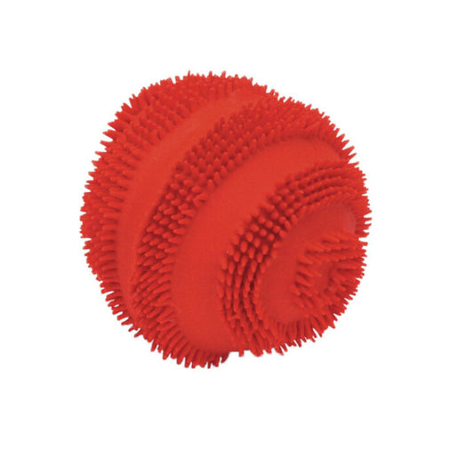 Balle épineuse en latex Rascals rouge 2,5 po