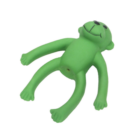 Singe à longues jambes en latex Rascals vert 6 po