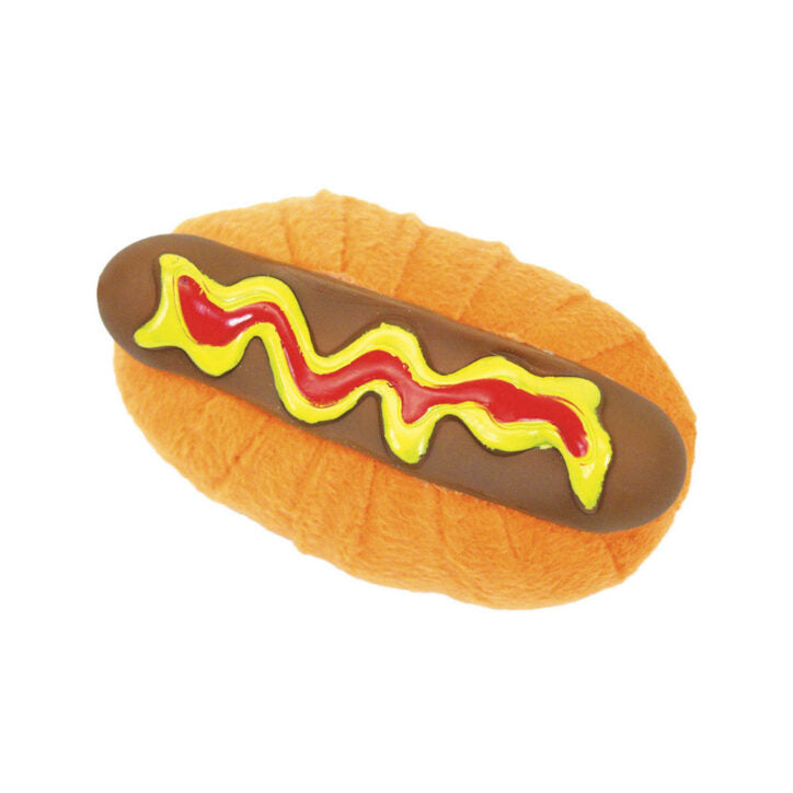 Hot-dog en peluche et vinyle Li'l Pals 4,5 po
