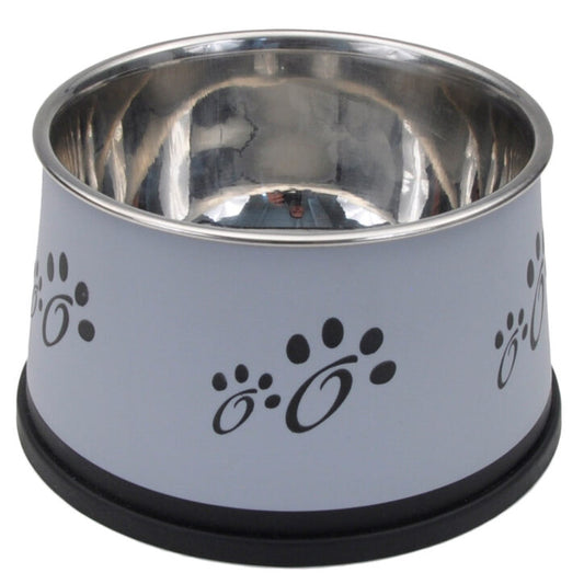 Bol antidérapant en acier inoxydable Maslow pour chien à longues oreilles 30 oz