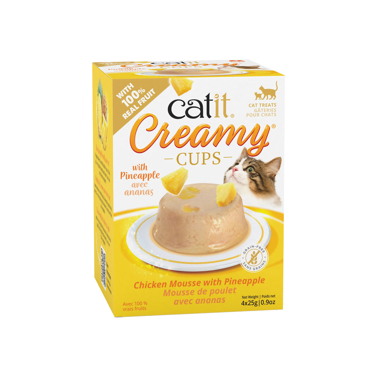 Mousse Creamy Cups pour chats 4 x 25 g