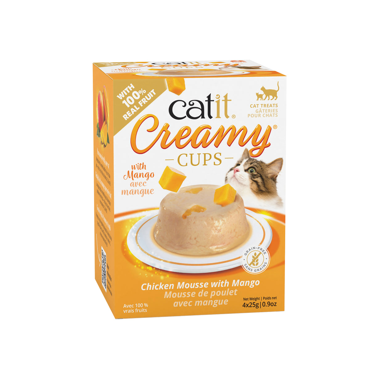 Mousse Creamy Cups pour chats 4 x 25 g