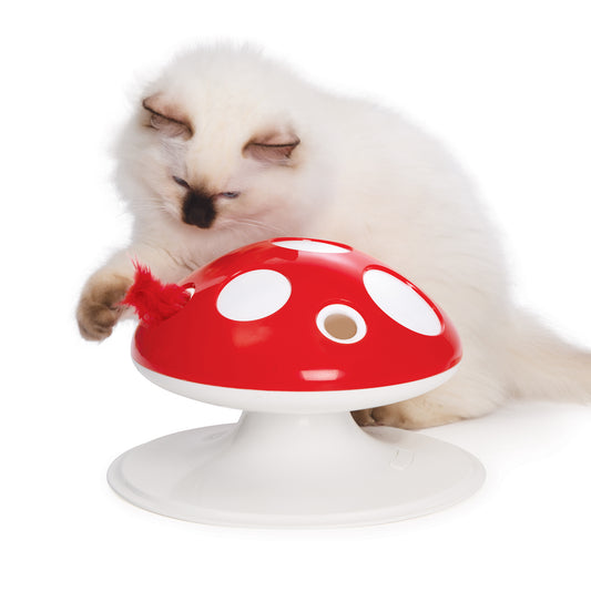 Champignon Senses, jouet interactif pour chats