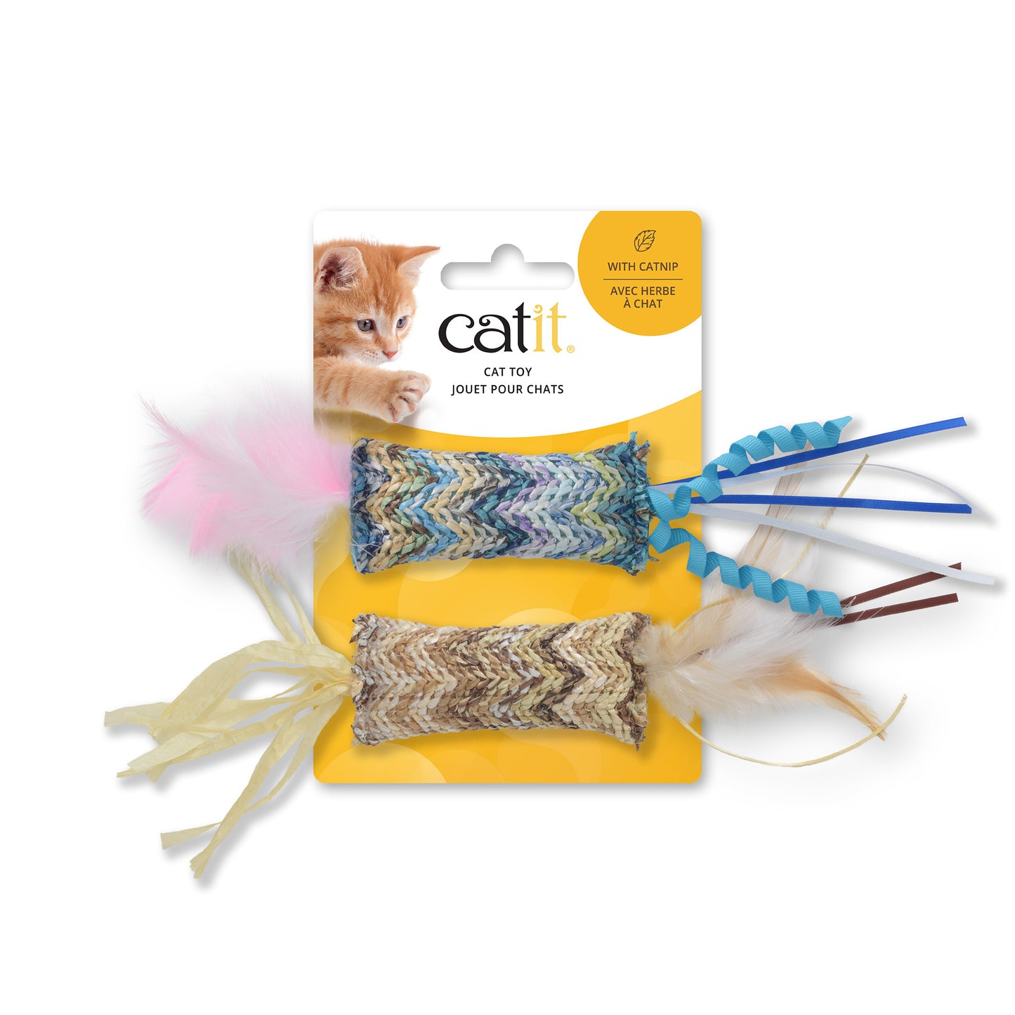 sachet avec plumes naturelles - paquet de 2