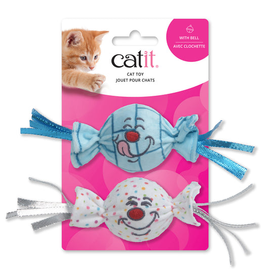 Jouet pour chats, bonbons avec grelot (paquet de 2)