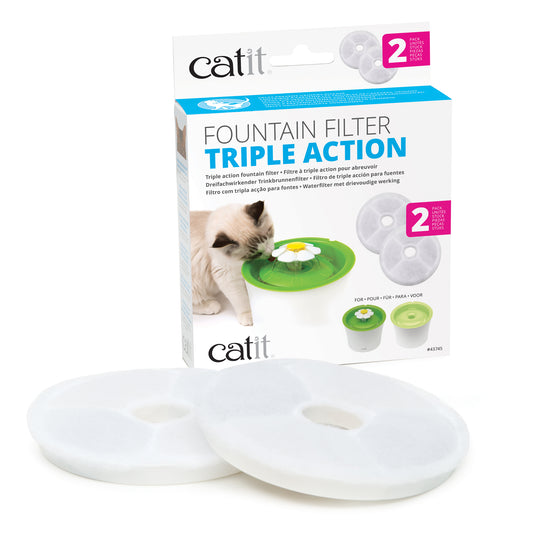 Filtres à triple action pour abreuvoir