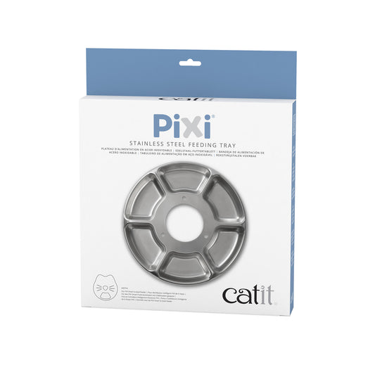 Plateau en acier inoxydable pour distributeur intelligent PIXI de 6 repas