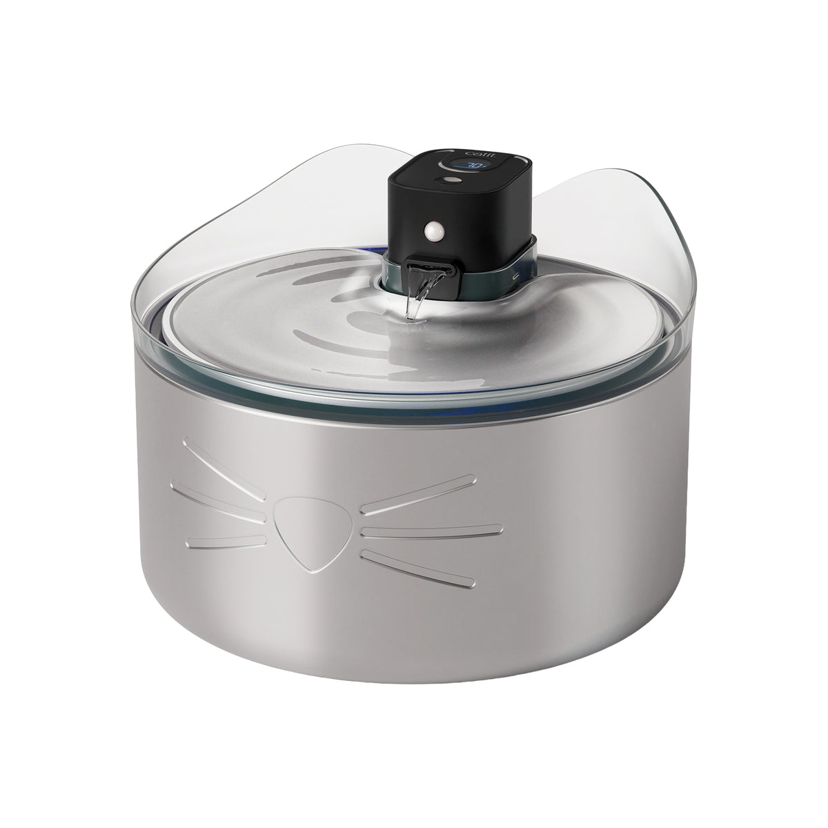 Abreuvoir sans fil PIXI en acier inoxydable avec clarificateur UVC 5 L