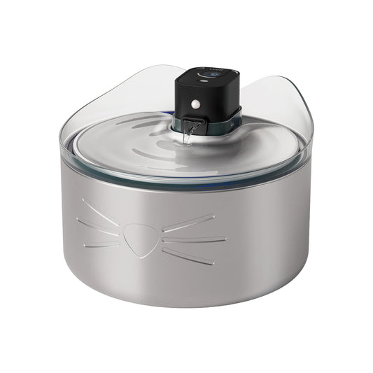 Abreuvoir sans fil PIXI en acier inoxydable avec clarificateur UVC 5 L