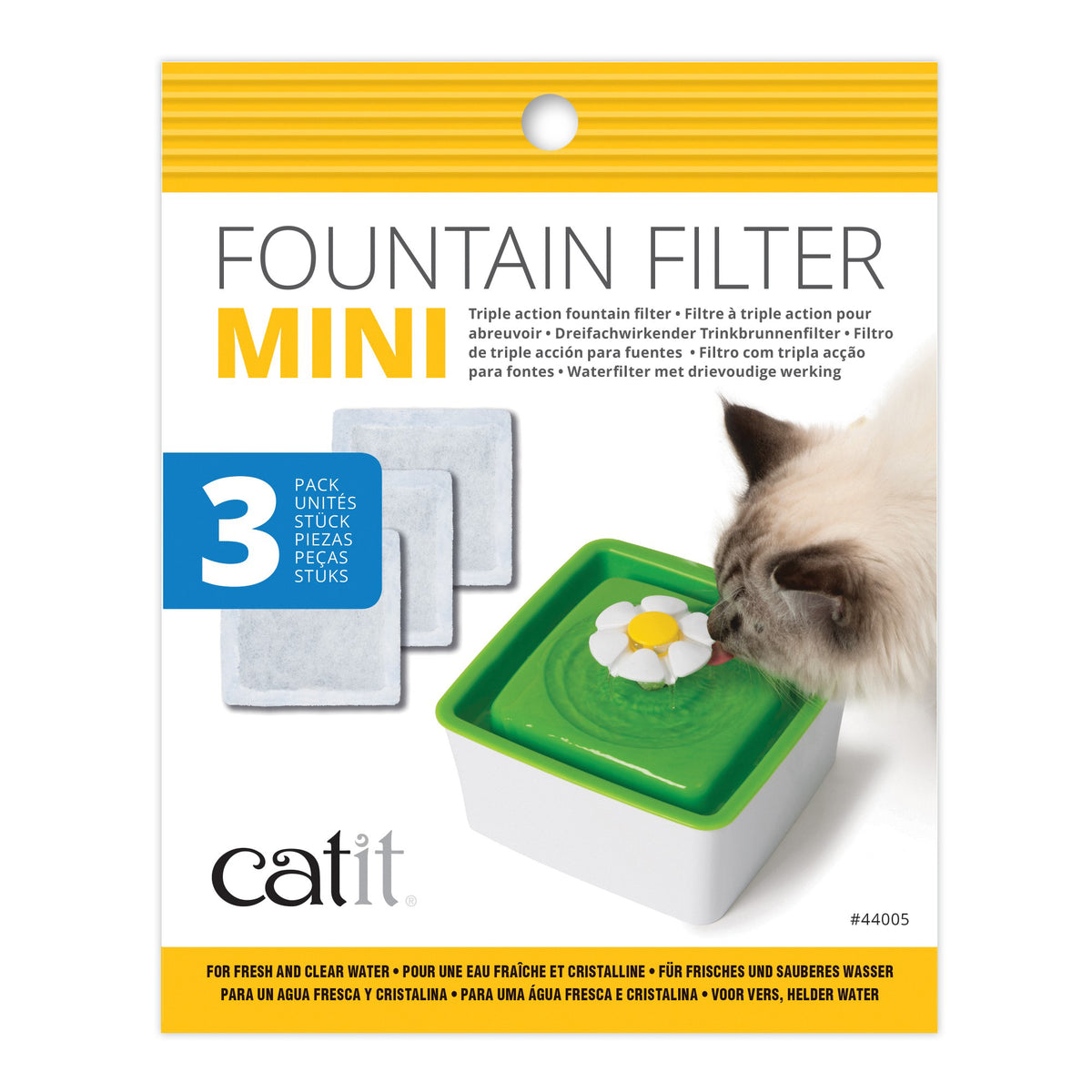 Filtres à double action pour abreuvoir mini (paquet de 3)