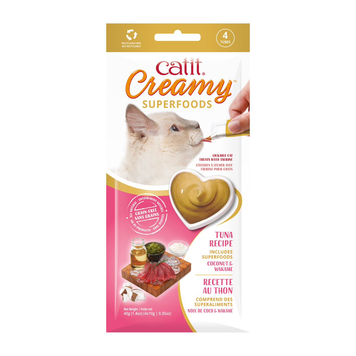 Gâteries Creamy avec superaliments (paquet de 4)