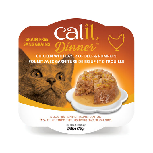Repas de poulet pour chats 75 g