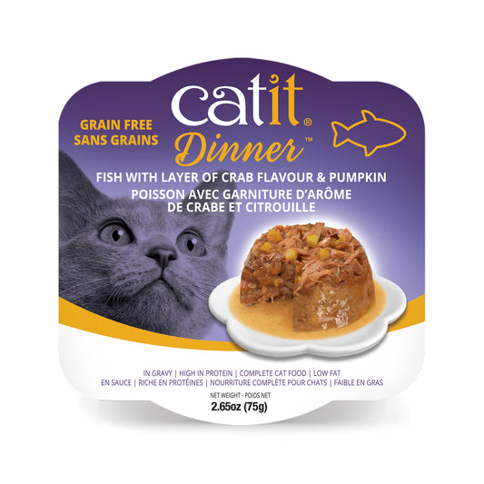 Repas de poisson pour chats 75 g