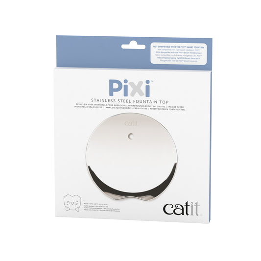 Dessus en acier inoxydable de rechange pour abreuvoir PIXI