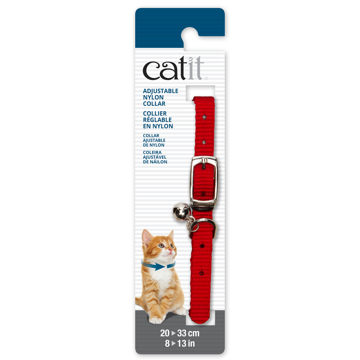 Collier réglable en nylon pour chat - Catit