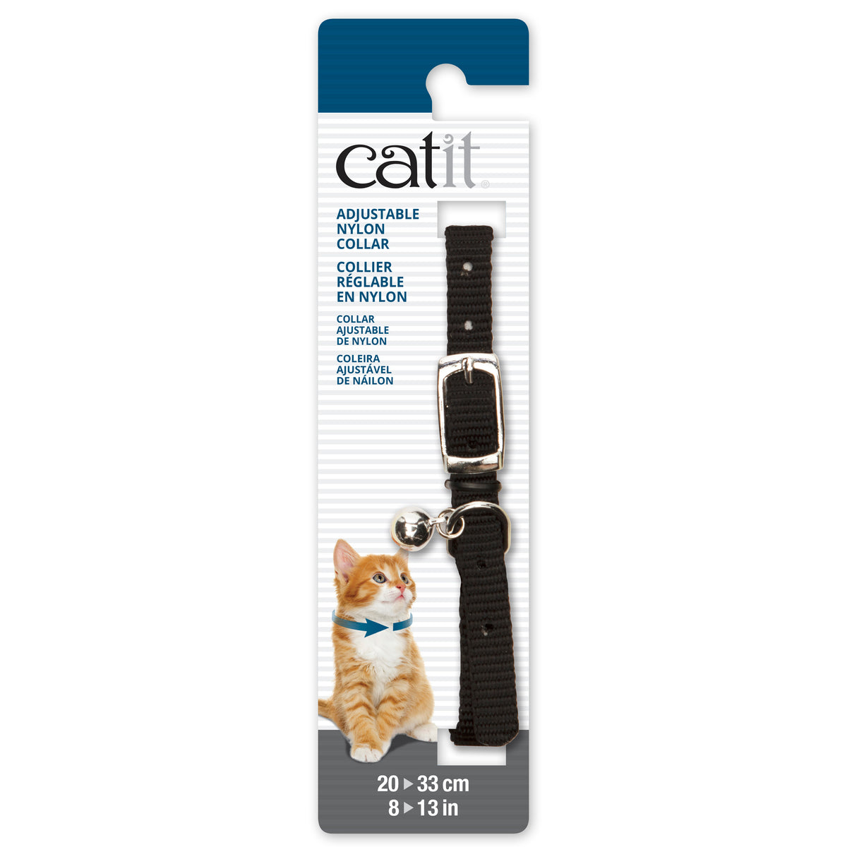 Collier réglable en nylon pour chat - Catit