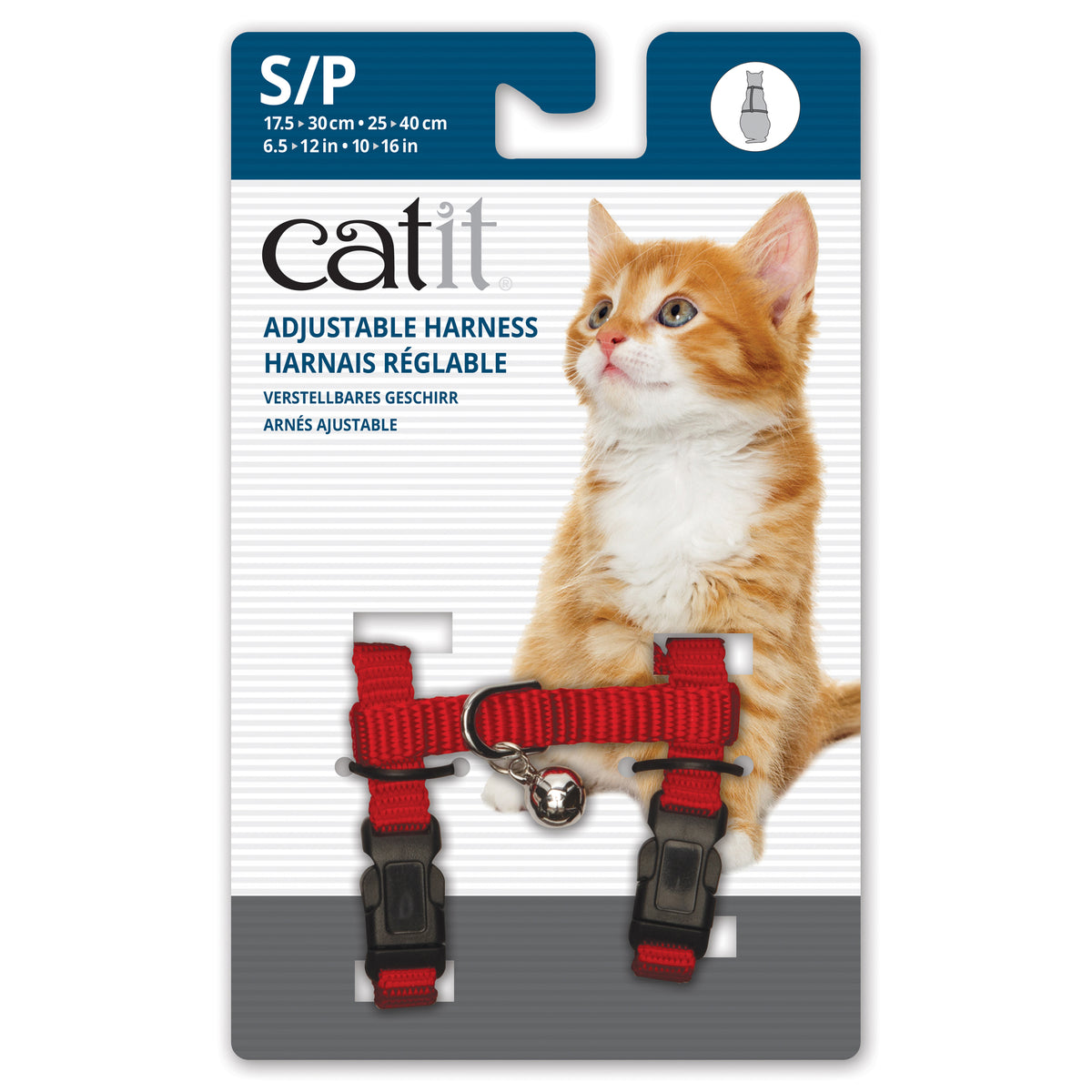 Harnais réglable en nylon pour chats