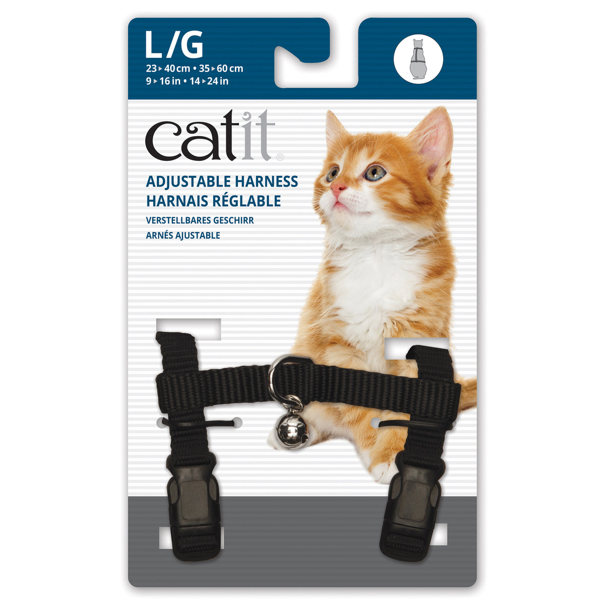 Harnais réglable en nylon pour chats
