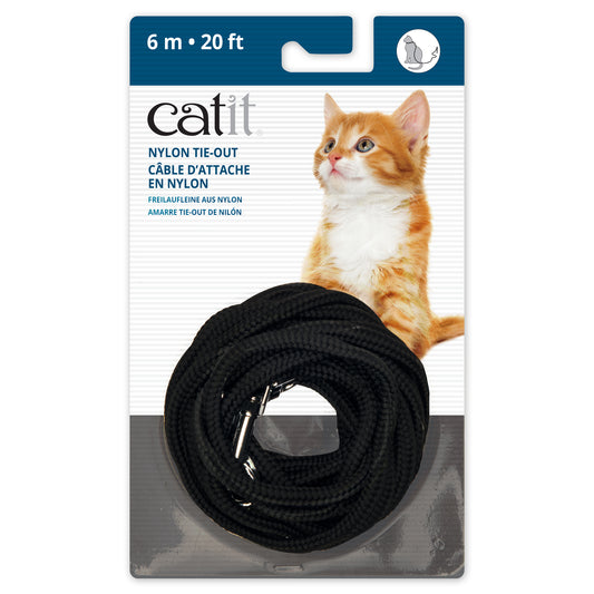 Câble d'attache en nylon pour chats