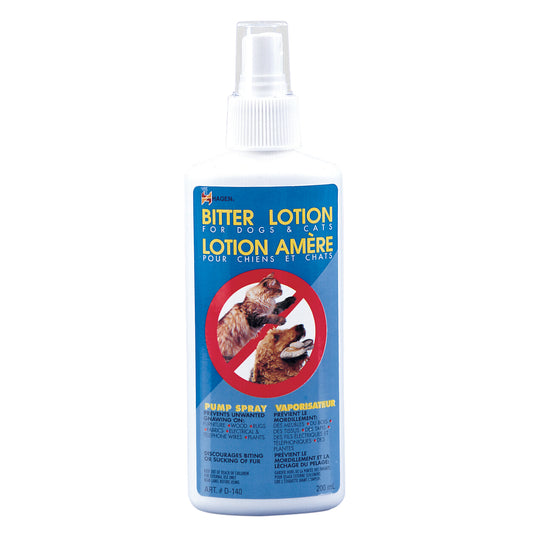 Lotion amère pour chiens et chats, atomiseur de 200 ml