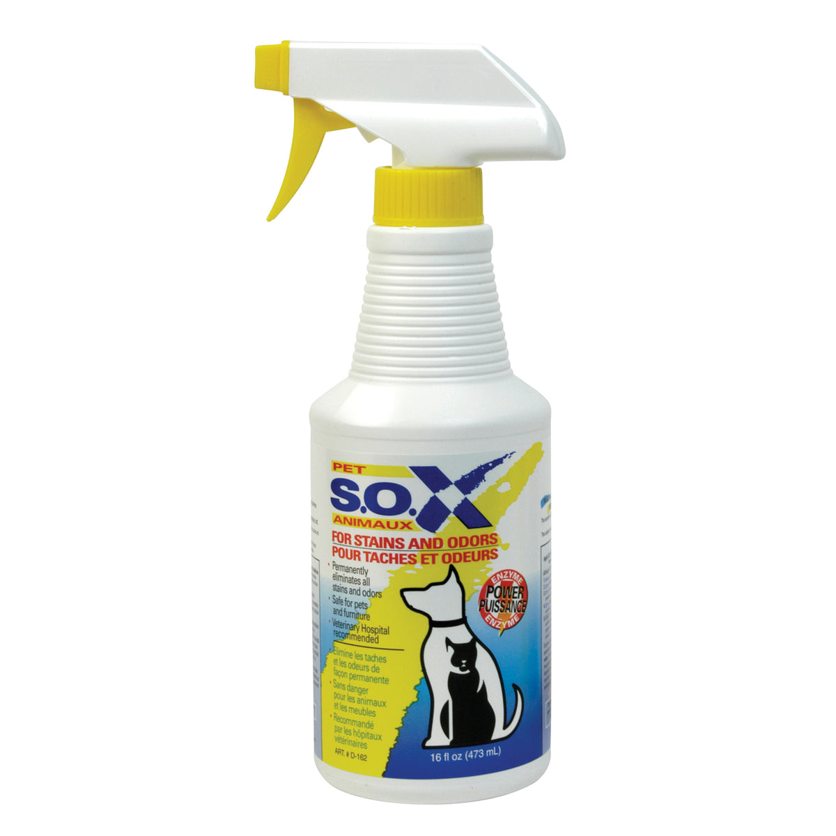 Détachant et éliminateur d'odeurs S.O.X. 473 ml