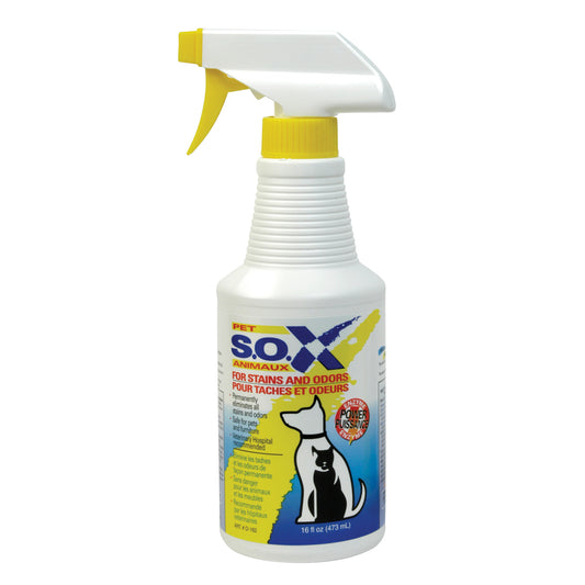 Détachant et éliminateur d'odeurs S.O.X. 473 ml